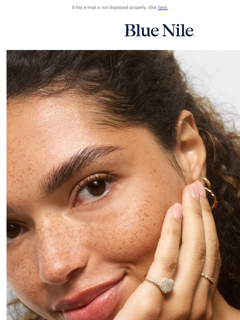 bluenile newsletter: Shop the James Allen Collection, Only at Blue Nile