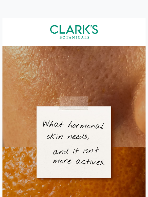 clarksbotanicals newsletter: When your skin is in flux