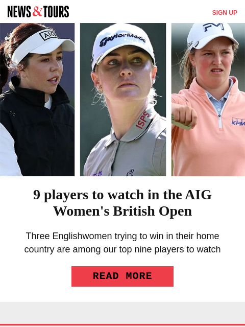 golfdigest newsletter: Our experts like this big-hitting rookie at the Ro...