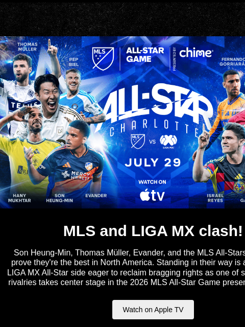 mlssoccer newsletter: The 2026 MLS All-Star Game is here!