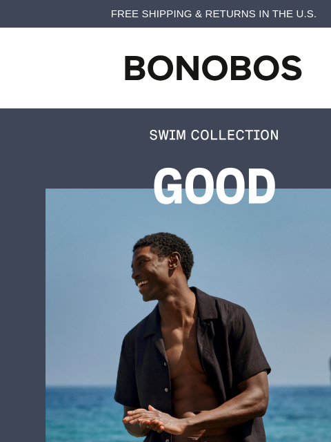 bonobos newsletter: Three Swim Trunks for Beach Guys