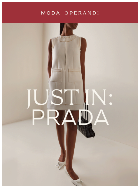 modaoperandi newsletter: What’s new from PRADA