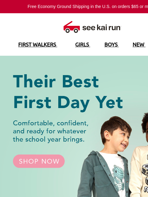 seekairun newsletter: A+ Shoes for the School Year