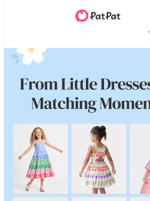 patpat newsletter: Little Looks She’ll Adore 
