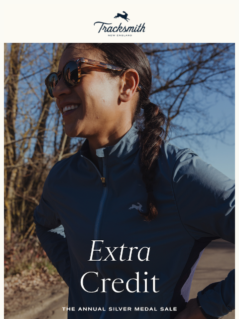 tracksmith newsletter: New Discounts in the Silver Medal Sale