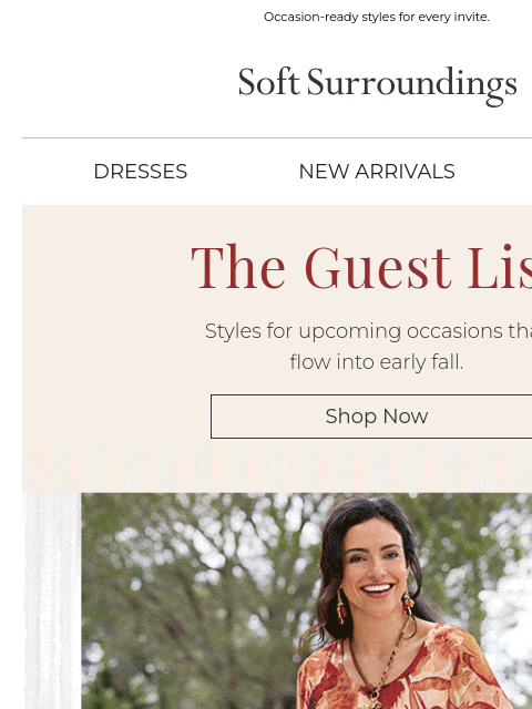 softsurroundings newsletter: RSVP to Something Special