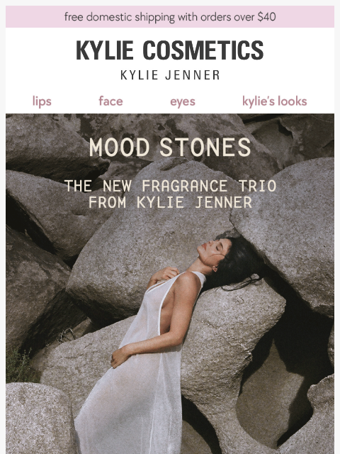 kyliecosmetics newsletter: mood stones is almost here ⏰