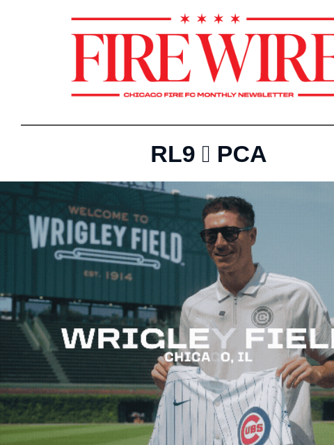 chicagofirefc newsletter: FIRE WIRE | Chicago’s New Resident