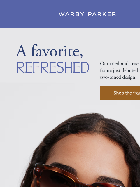 warbyparker newsletter: Sonia is setting a new tone