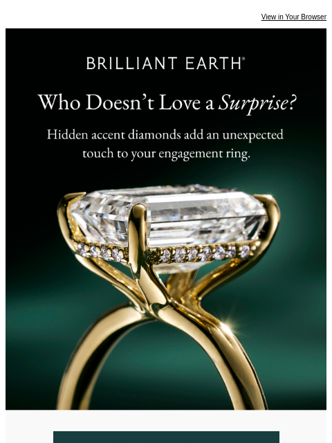 brilliantearth newsletter: A little extra sparkle, please