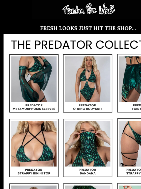 freedomravewear newsletter: What's your top pick? 🎉🔥
