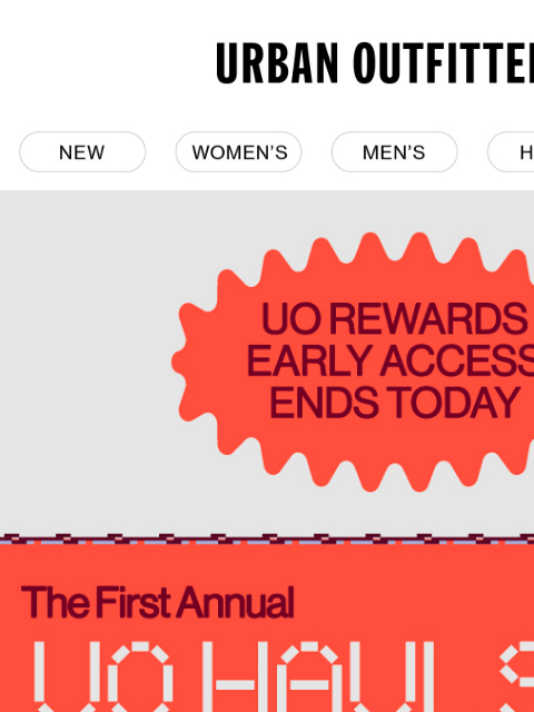 urbanoutfitters newsletter: you love to see it (and by it we mean 30% off)