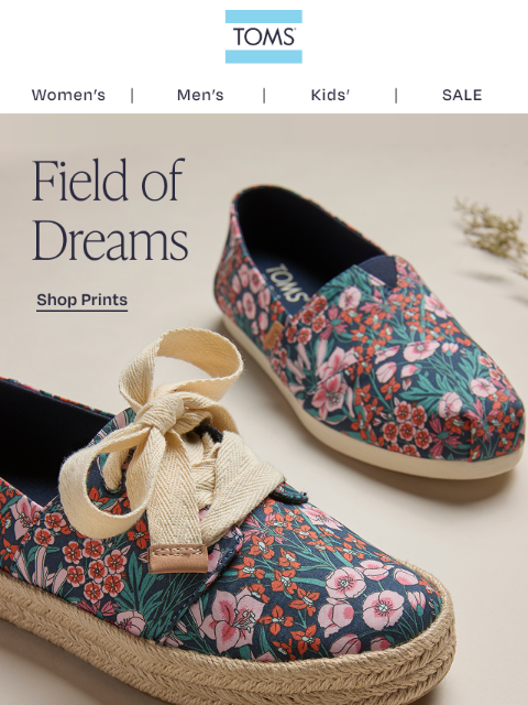toms newsletter: Explore the TOMS Print Shop!