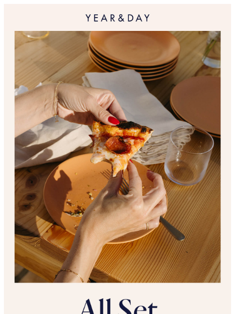 yearandday newsletter: Your table, your way