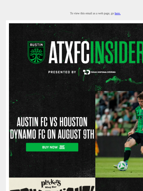 austinfc newsletter: ATXFC Insider: Sweepstakes, Trivia Night & More