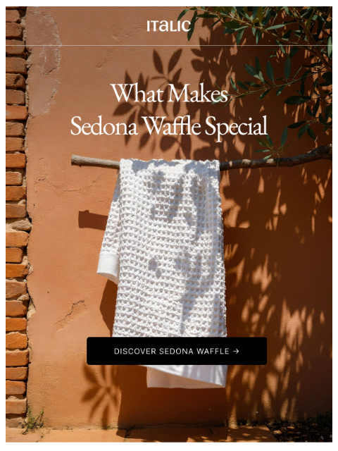 italic newsletter: Why Everyone’s Talking About Sedona Waffle