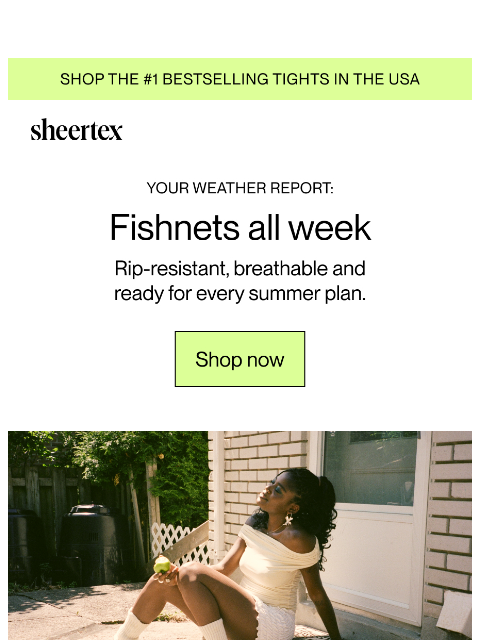 sheertex newsletter: THE FORECAST? ALL NETS.