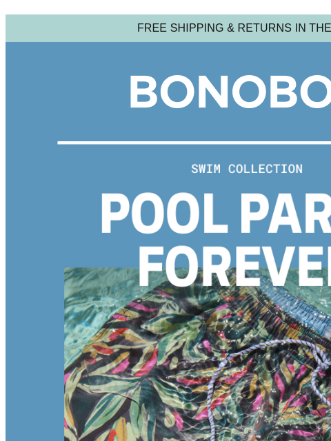 bonobos newsletter: Swimwear for Summer and Beyond