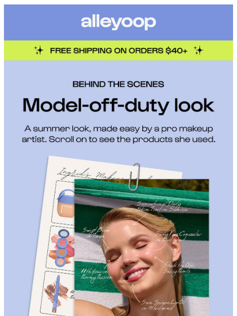 meetalleyoop newsletter: Makeup artist-approved picks 💄