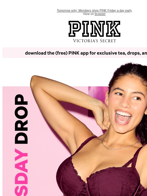 vspink newsletter: PINK Wednesday Drop: NEW Wink Faves