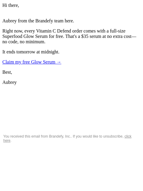 brandefyskin newsletter: Wanted to make sure you saw this