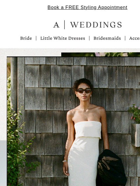 anthropologie newsletter: For brides who set trends