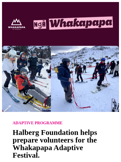 whakapapa newsletter: Your Maunga Update: 30th July 2026 ⛰️