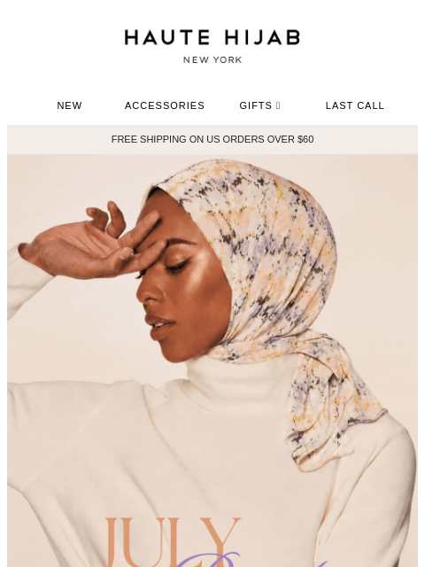 hautehijab newsletter: Our July Chiffon Prints look even better styled