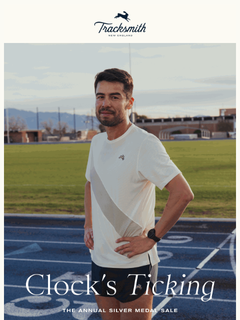tracksmith newsletter: Stock Up and Save in our Silver Medal Sale