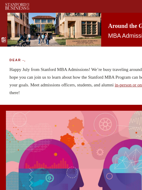 stanford newsletter: Around the GSB | July 2026