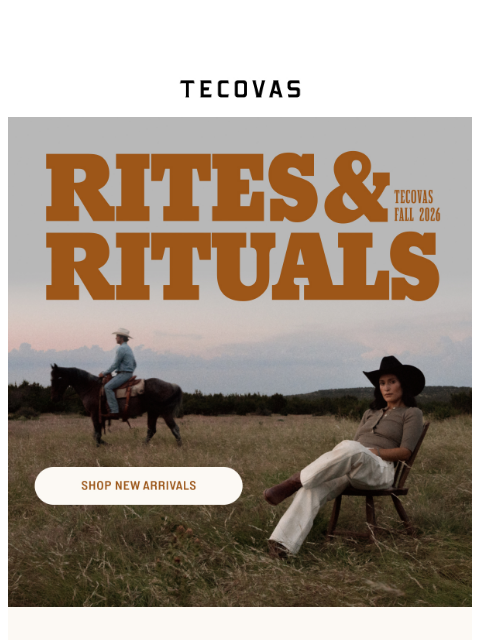 tecovas newsletter: OUR BIGGEST FALL DROP