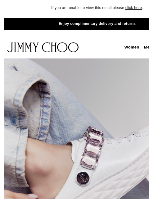 Sale ends soon. If you are unable to view this email please click here. Enjoy complimentary delivery and returns JIMMY CHOO Women Men Handbags Sale JIMMY CHOO Women Men Handbags Sale SHOP NOW JIMMY