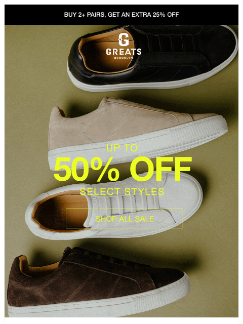 greatsbrand newsletter: Markdowns just landed