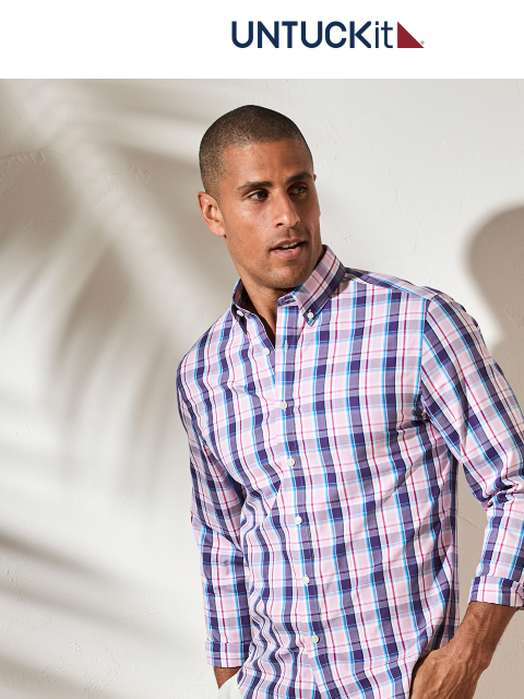 untuckit newsletter: NO. WRINKLES.