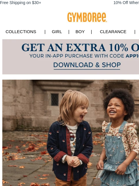 gymboree newsletter: Dreaming of fall styles? 💭🍁 You've found them! P...