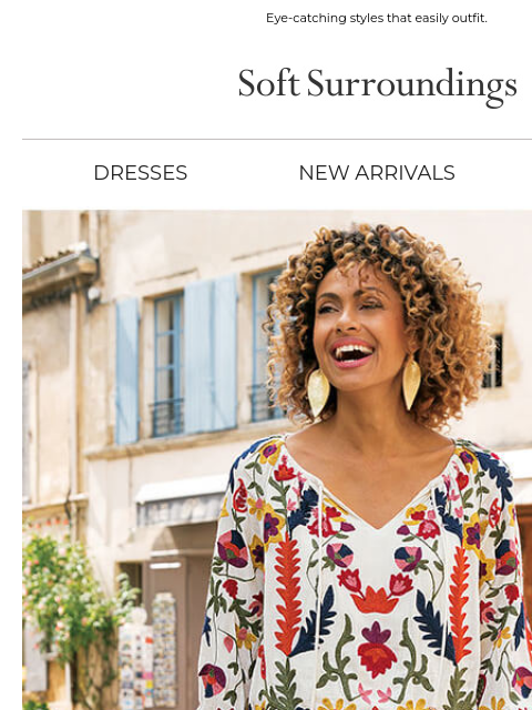 softsurroundings newsletter: Style Starts at the Top.