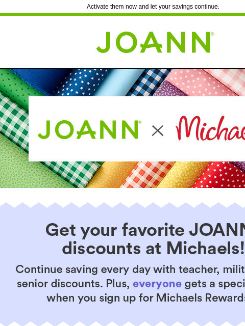 joann newsletter: The special offers you love? Now you can get them ...