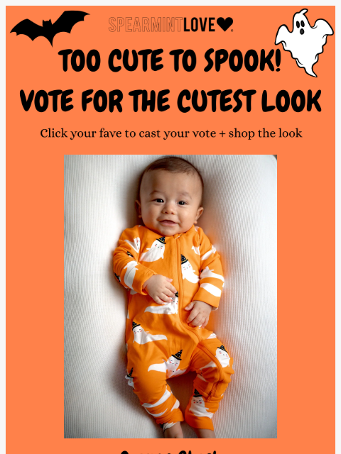 spearmintlove newsletter: 👻 Cast Your (Cute) Vote! Which Look Wins Hallowee...