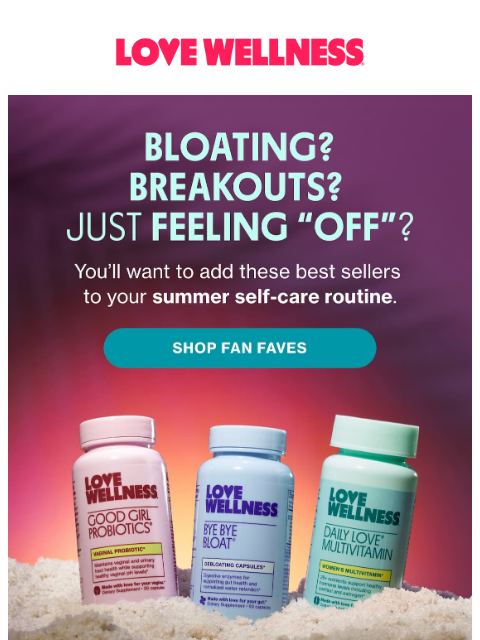 lovewellness newsletter: Simplify your summer wellness ☀️