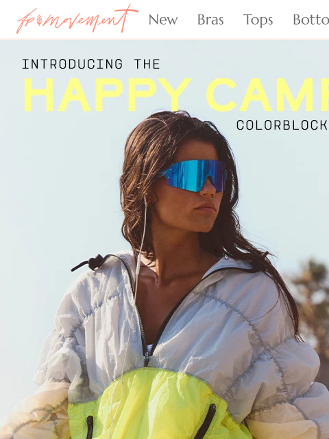freepeople newsletter: It’s here! Happy Camper Colorblock 😍