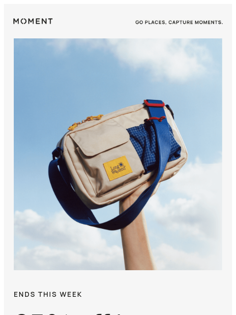 shopmoment newsletter: You Deserve a Long Weekend (and 25% off)