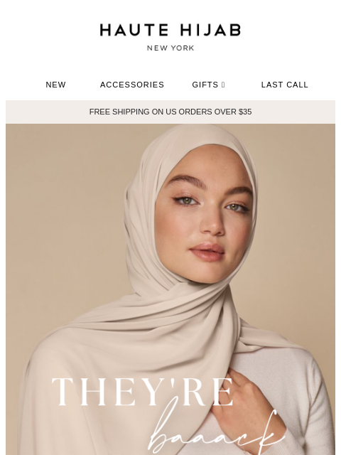 hautehijab newsletter: You Asked. We Restocked. 🔥