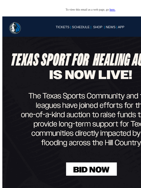 mavsmail newsletter: Support the Texas Hill Country