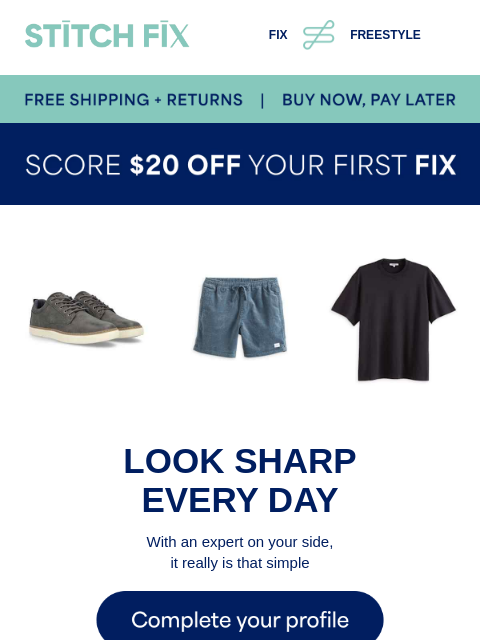stitchfix newsletter: Style inspiration for your closet