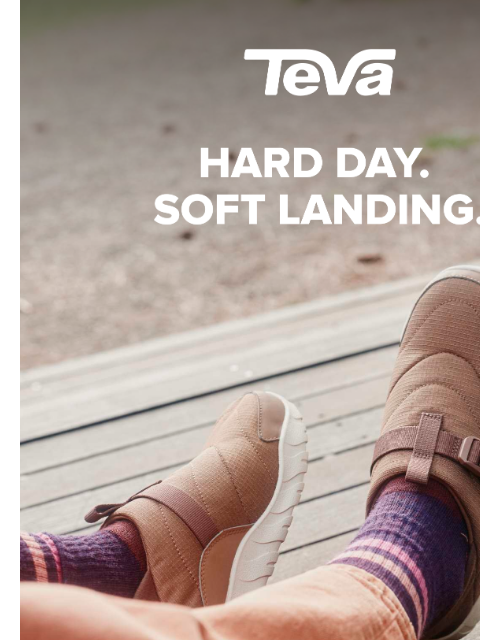 teva newsletter: ReEmber Camp: Same cozy, better fit