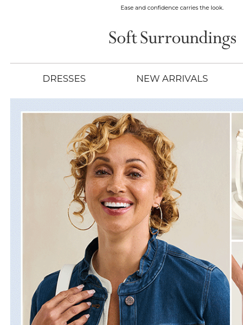 softsurroundings newsletter: Casual Charisma