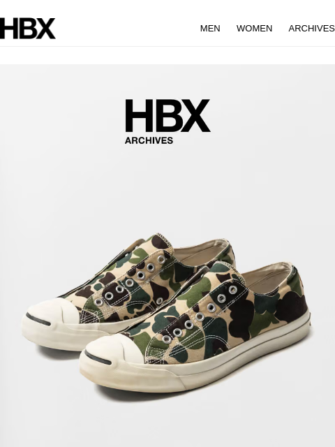 hbx newsletter: HBX Archives Preview: 31 July/9AM EST/9PM HKT Rele...