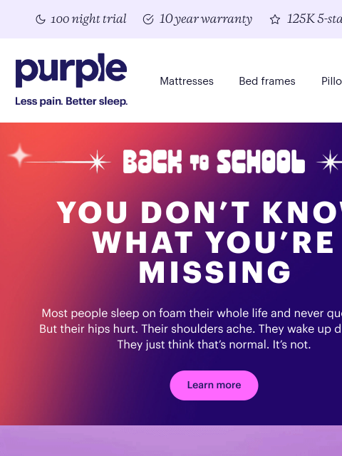 purple newsletter: Foam is not it. Send tweet.