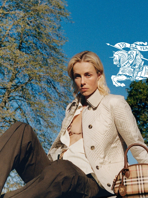 burberry newsletter: Light layers for sunshine or showers