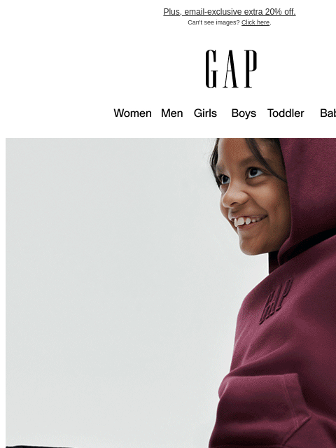 gap newsletter: Our best back to school deals are here: 40–60% off